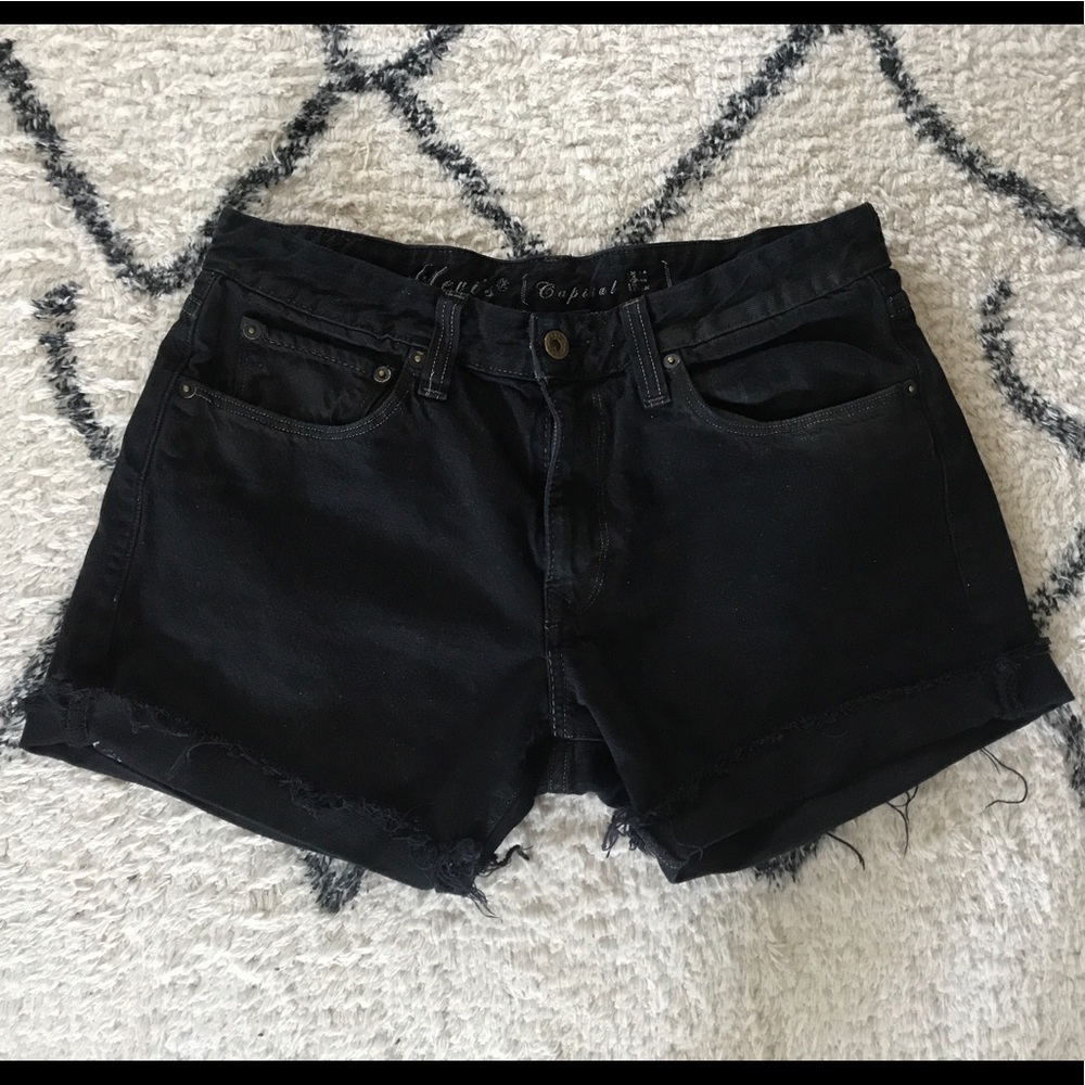 Levi denim shorts